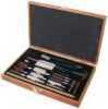 Outers Kit Univ .22 And Up Wood Box 28Pc